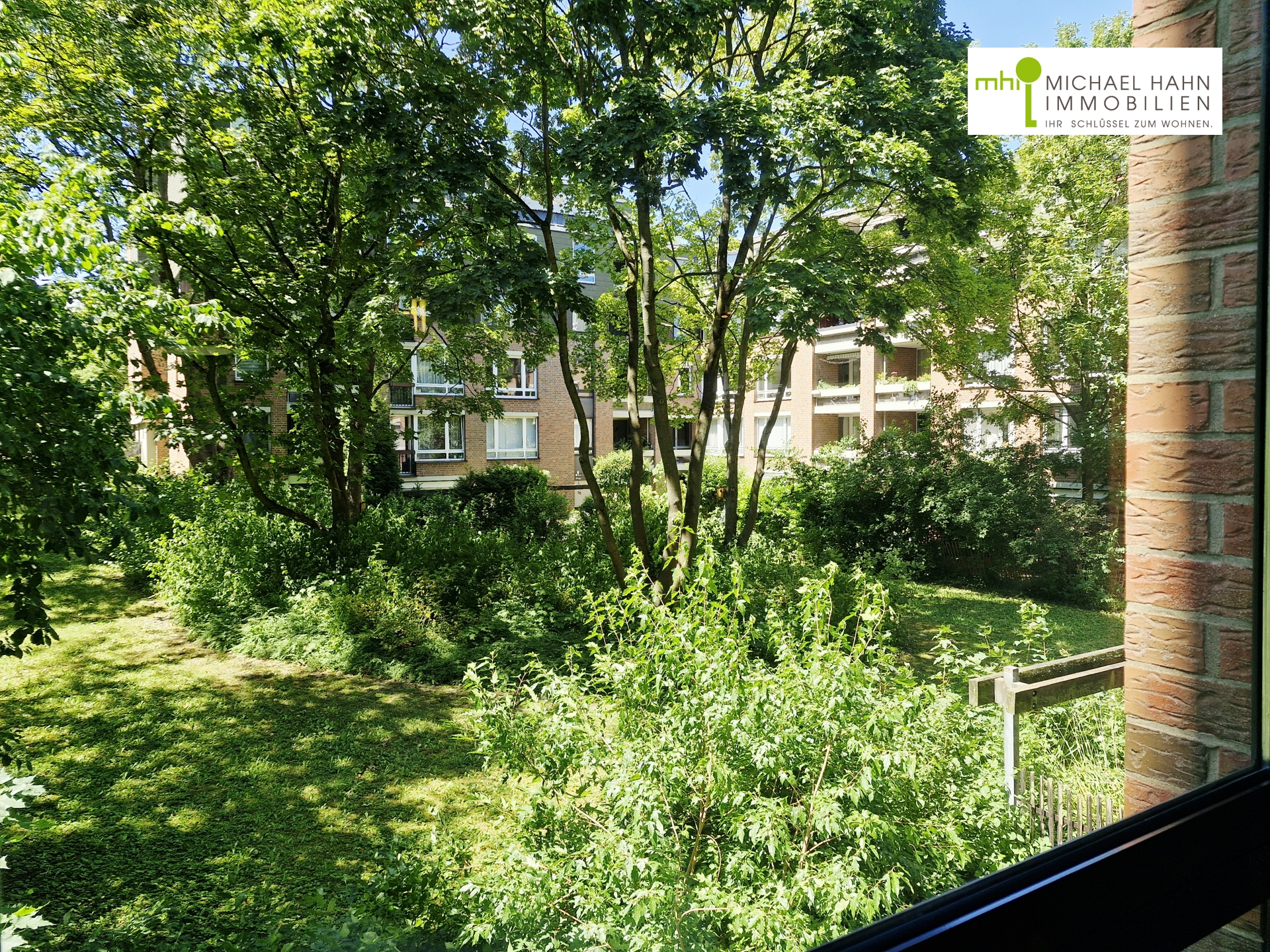 Ausblick ins Grüne